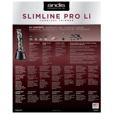 Andis Slimline Pro Li T-Blade -  Nation