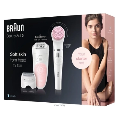 Braun 5-885BS Silk-pil Beauty Set 5