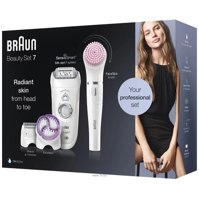 Braun 7-895 BS Silk-epil 7 Beauty Set Wet & Dry