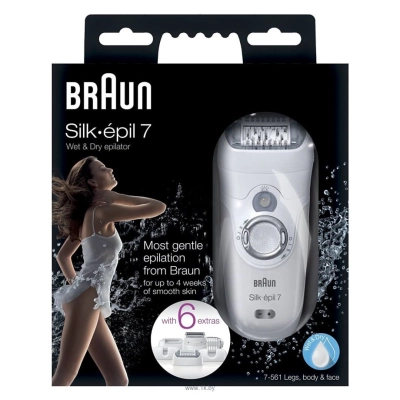 Braun 7561 Silk-epil 7 + trimmer