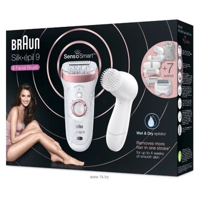 Braun 9-880 Silk-epil 9 SkinSpa SensoSmart Wet & Dry