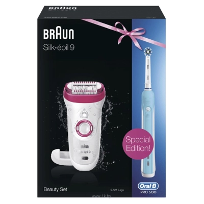 Braun 9-521 Silk-epil 9 + OralB PRO 500