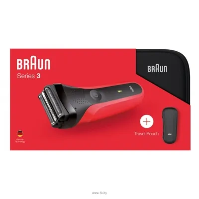 Braun Series 3 300ts Red+chehol