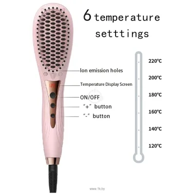 Bomidi HB1 Electric Hair Straightener Brush Multifunctional