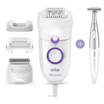 Braun Silk-epil 5 Series 5-825P s trimmerom White Purple