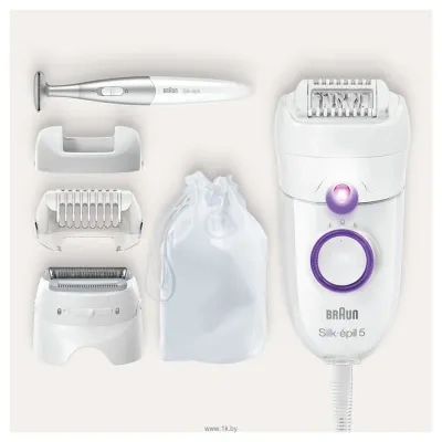 Braun Silk-epil 5 Series 5-825P s trimmerom White Purple