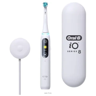 Oral-B iO 8 (belyiy, 1 nasadka)
