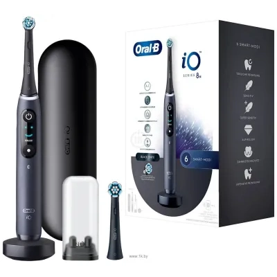 Oral-B iO 8n (chernyiy, 1 nasadka)