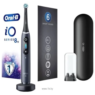 Oral-B iO 8n (chernyiy, 1 nasadka)