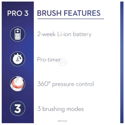 Oral-B Pro 3 3000 Cross Action D505.513.3 (chernyiy)