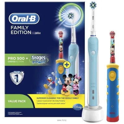 Oral-B Pro 500 Cross Action i Kids D16.513.1U + D10.513K