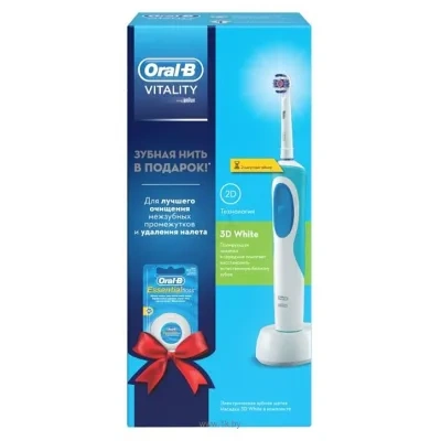 Oral-B Vitality 3D White + zubnaya nit