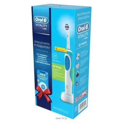 Oral-B Vitality 3D White + zubnaya nit
