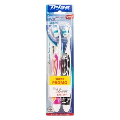 Trisa Sonic Power Battery Complete Protect Medium Duo