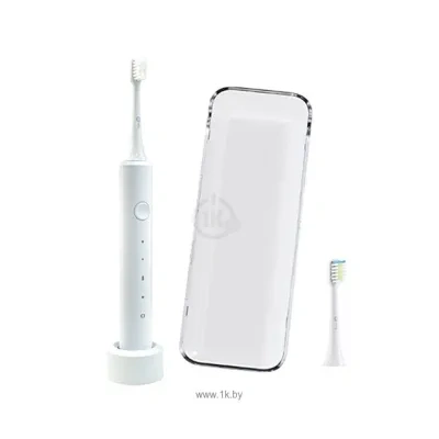 Infly Elektricheskaya zubnaya schetka  Sonic Electric Toothbrush T03S (futlyar, 2 nasadki, belyiy)