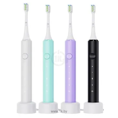 Infly Elektricheskaya zubnaya schetka  Sonic Electric Toothbrush T03S (futlyar, 2 nasadki, belyiy)