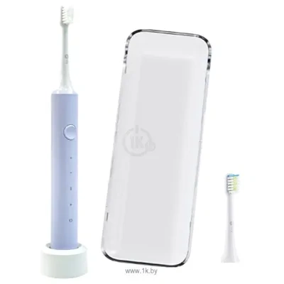 Infly Elektricheskaya zubnaya schetka  Sonic Electric Toothbrush T03S (futlyar, 2 nasadki, fioletovyiy)